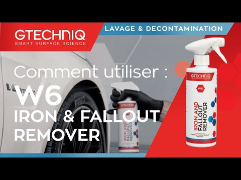 W6 Iron and fallout remover Gtechniq: Décontaminant ferreux