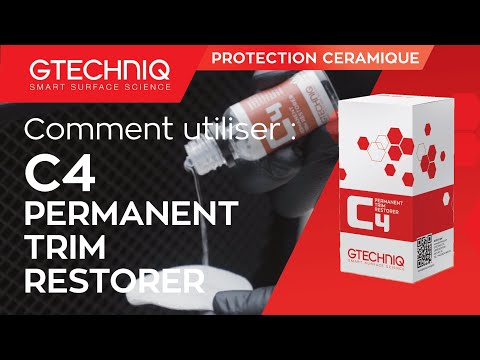 Rénovateur Plastique Gtechniq: C4 Permanent Trim Restorer