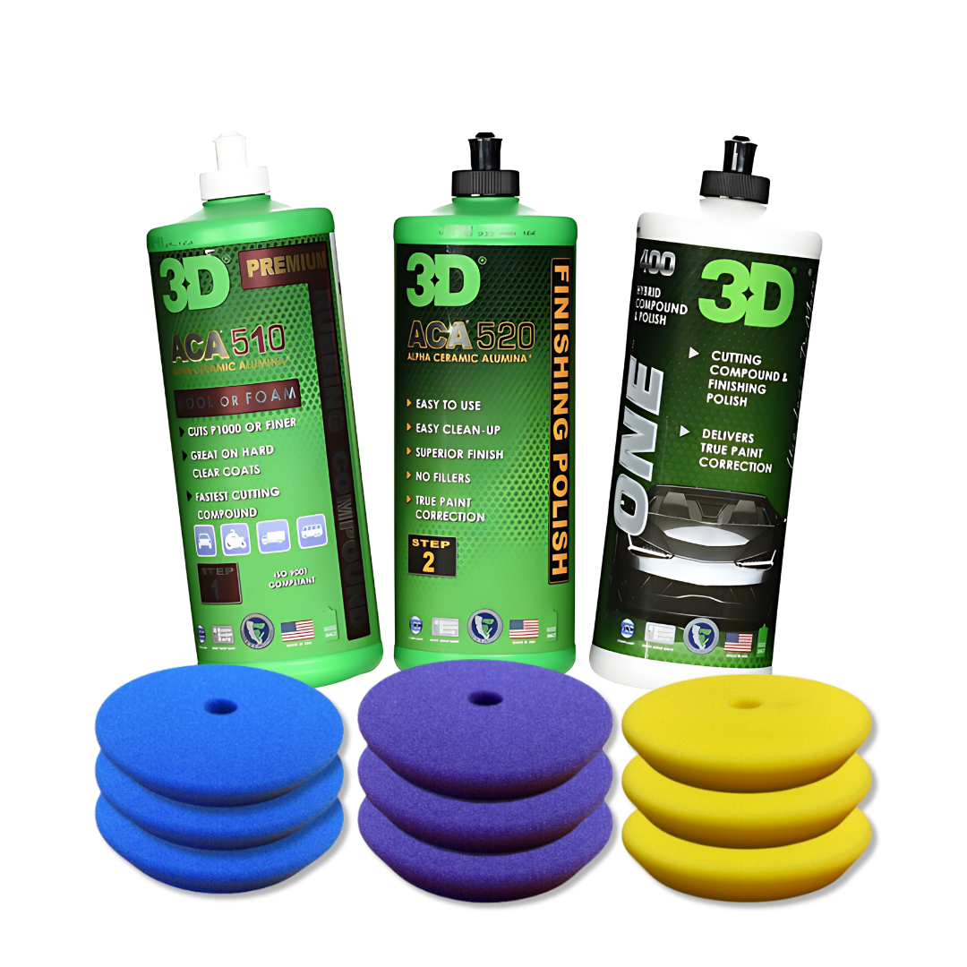 Pack Polish Complet - 3D Car Care/Evo