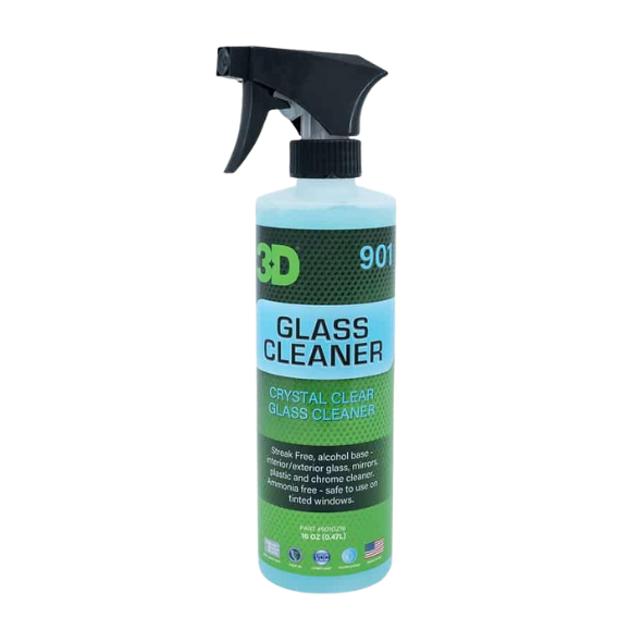 [901OZ16] Glass Cleaner - 3D Car Care (473ml)