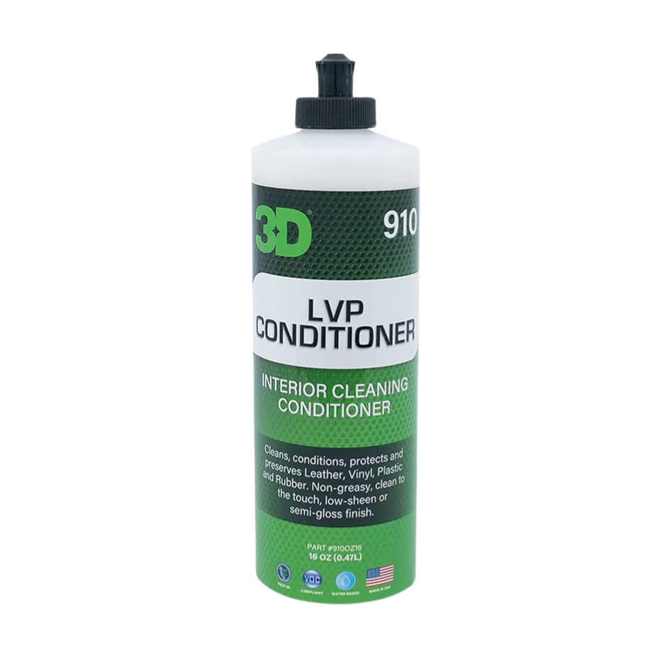 [910OZ16] LVP Conditioner - Conditionne et Protège les cuirs 3D Car Care (473ml)